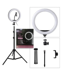 Ring Light 10 Inches + Right Light Stand 7 Ft | Best for Photography & Video