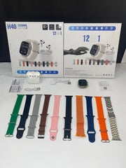 H40 Ultra 2 0| 12 in 1 | Smart Watch with Airpod